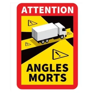 Ultima șansă Placuta autoadeziva Unghi Mort VIGNAL DSR D14990VIG, 170 x 250 mm, pentru camioane