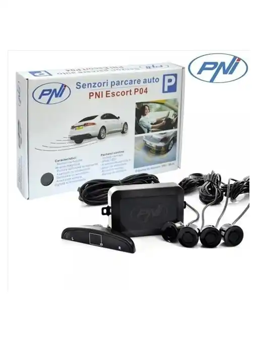 Ultima șansă 8012874 Set 4 Senzori Parcare Spate Cu Avertizare Sonora Si Display P04 - Pni