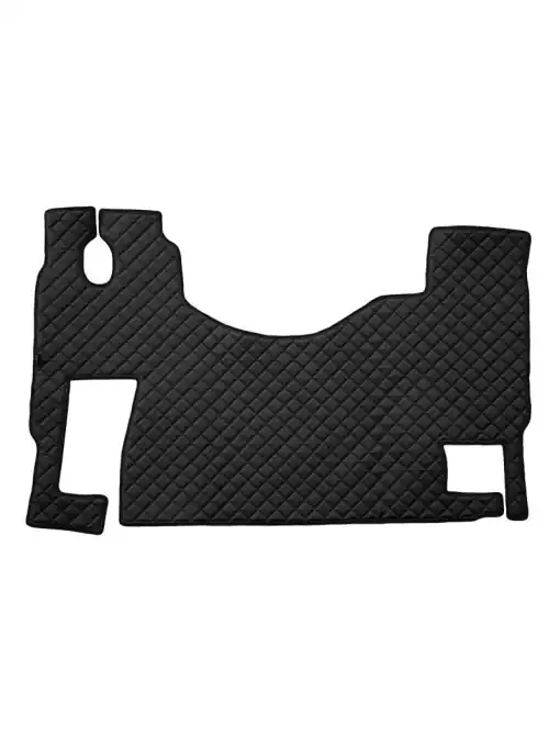 Reducere extra Covoras camion F-Core, Piele-ECO, pentru MERCEDES ACTROS MP2 / MP3, podea plata, scaun pasager fix, Negru
