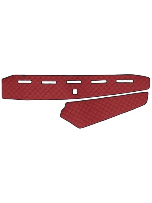 Reduceri Husa bord camion F-Core, Piele-ECO, pentru VOLVO FH 16, Rosu