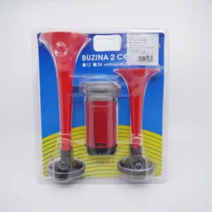 Discount Claxon auto 2 trompete, compresor aer inclus, 12V