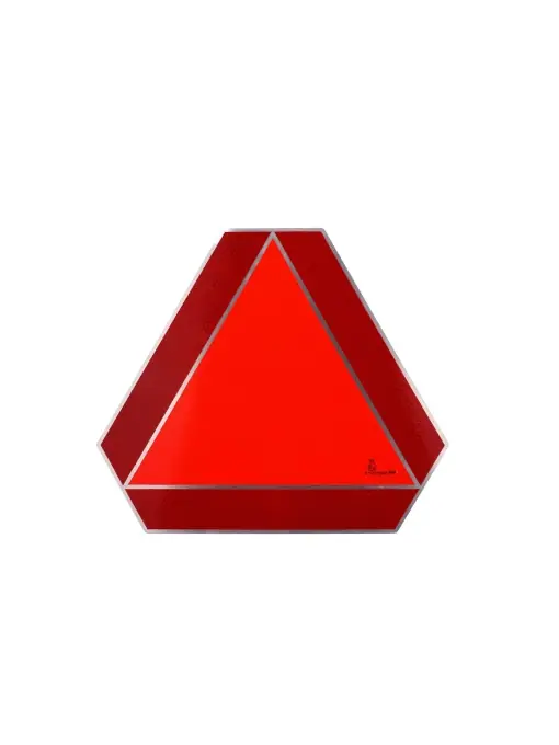 Bestseller Triunghi reflectorizant vehicule lente aluminiu 36x42 cm