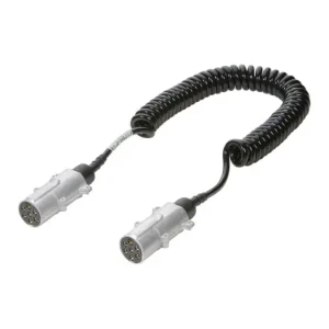 Cablu de conectare spiralat pentru remorci Vignal 24N + Dop metalic LG 3.5M - ISO 1185 Ofertă de sezon