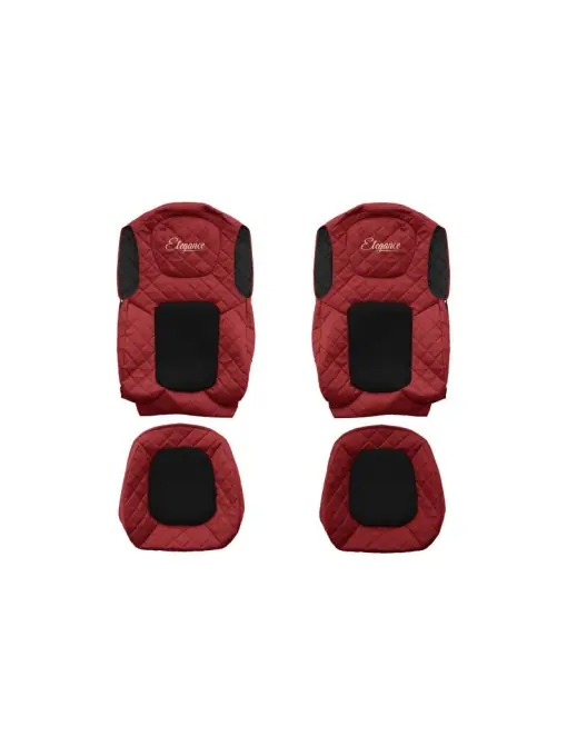 Cel mai bun preț Husa scaun camion F-CORE FX24 RED, mocheta + piele ecologica matlasata, rosu, pentru Ford F-Max