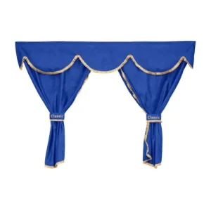 Bestseller Perdele Cabină Șofer CLASSIC pentru Camioane - Set 5 Bucăți Albastru
