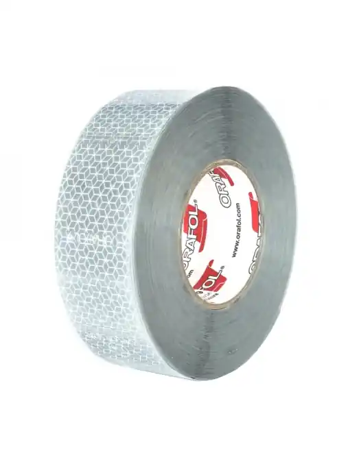 Banda reflectorizanta segmentata reflexite orafol alb 50mmx50m ece 104 Ofertă specială