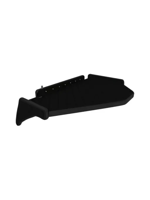 Masa bord, F-CORE, cu led, pentru VOLVO FH, FH 16, FH 16 II, FH II, FM, 2009+, Negru Expediere rapidă