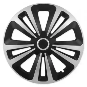 Promoție Set 4 capace roti model Terra II, 16 inch, cu inel cromat