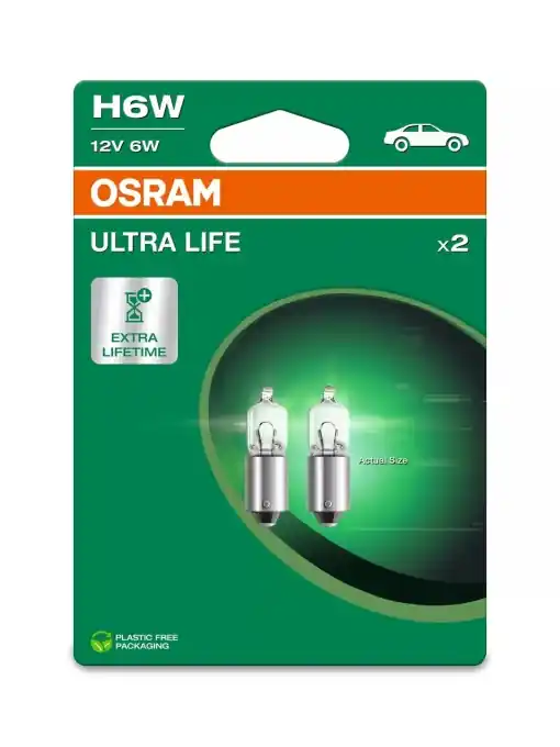 Bec Osram Ultra Life H6W 12V 6W BAX9s Cumpărături sigure