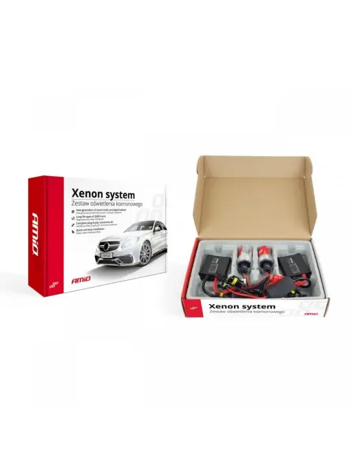 Kit XENON AC model SLIM, compatibil D2S, 35W, 9-16V, 6000K Plată securizată