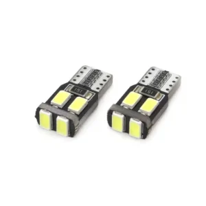 Set becuri auto cu LED CANBUS T10 W5W 6 SMD Alb 12V Retur gratuit
