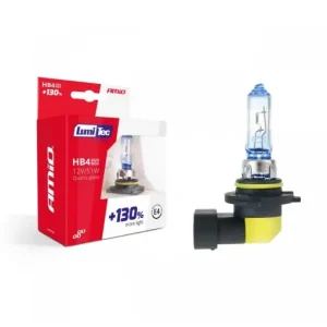 Bestseller Set becuri cu halogen HB4 12V 51W LumiTec LIMITED + 130% DUO BOX