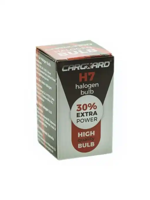Bec halogen H7 55W, +30% intensitate - CARGUARD Preț mic
