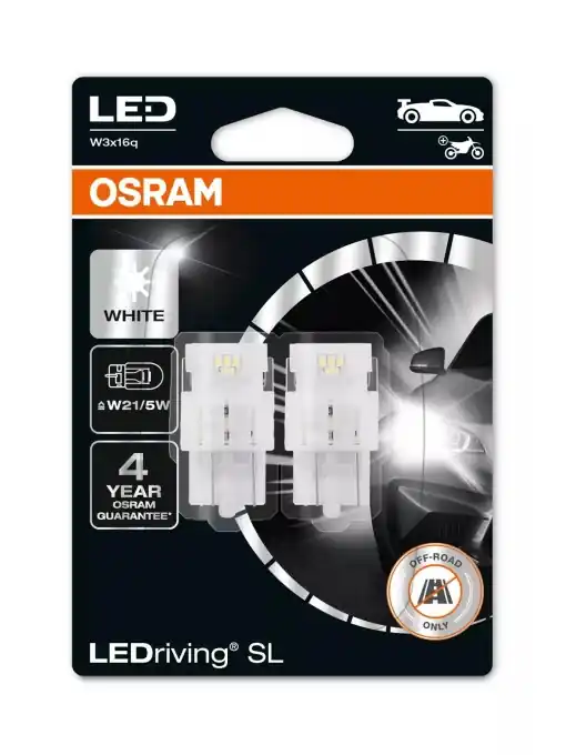 Bec Osram LEDriving SL W21W/5W | 12V - W3x16q - Set 2 buc (Off-Road) Premium