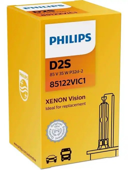 Bec Xenon Philips D2S Vision 85V 35W P32d-2 Retur gratuit