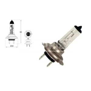Lichidare de stoc Bec Carpriss H7 24V 70W PX26d