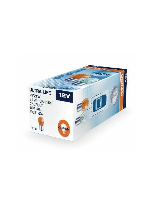 Retur ușor Bec Osram Ultra Life lampa mers inapoi PY21W 12V BAU15s