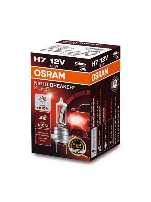 Ofertă exclusivă Bec Night Breaker Silver H7 12V 55W PX26d
