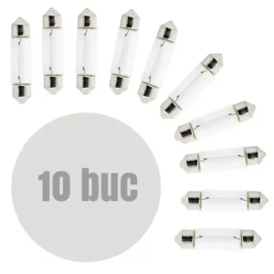 Bec MTR SV8.5 12V 10W Set 10 buc Bestseller