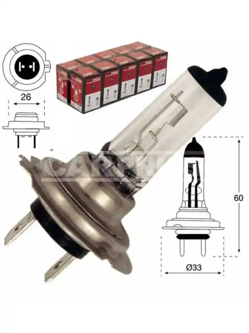 Bec Carpriss H7 12V 55W PX26d Preț mic