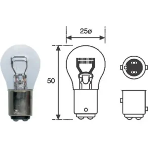 Bec Magneti Marelli P21/5W 12V BAY15d Cumpărături sigure