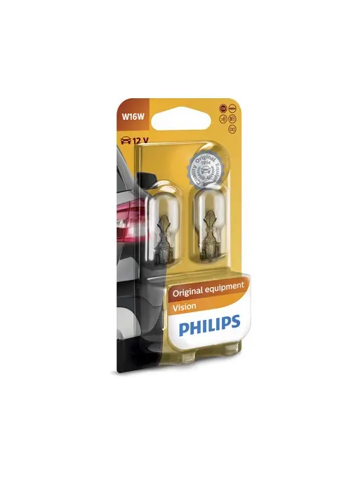 SET 2 BECURI FRANA W16W 12V PHILIPS Reducere de preț