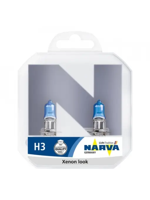 Ofertă Set 2 Becuri Far H3 55W 12V Range Power White Narva