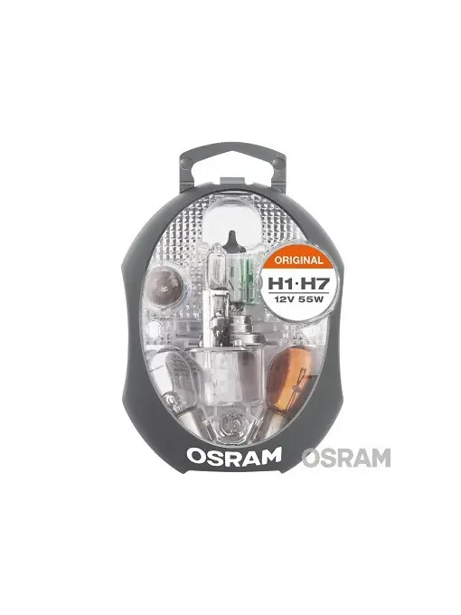 Doar azi Set Becuri Auto De Rezerva 12V H1/H7 Osram