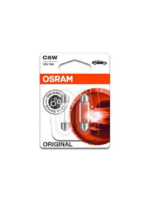 Set 2 Becuri 12V C5W Original Blister Osram Cumpără online