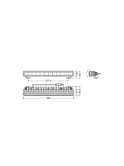 PROIECTOR LED 6000K, 2600 LM - LEDriving LIGHTBAR SX300-SP OSRAM Noutate