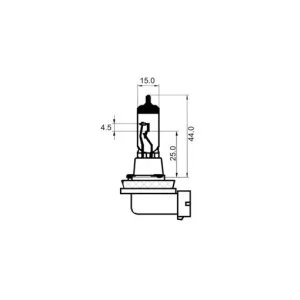 Bec Far H11 12V 55W Pgj 19-2 White Sct Mai ieftin