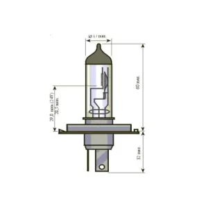 Bec Far H4 24V 75/70W P43T Sct Chilipir