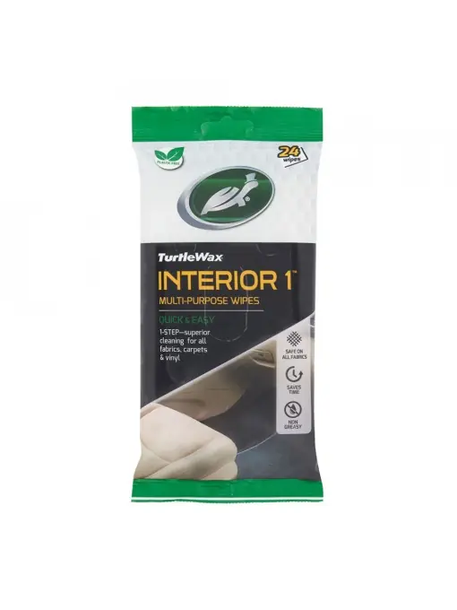 Servetele umede auto pentru interior 25 buc turtle wax Nu rata