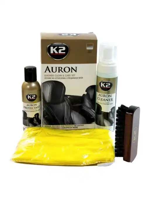 Vezi acum Set solutie pentru curatarea si intretinerea suprafetelor din piele, Auron, G420 K2