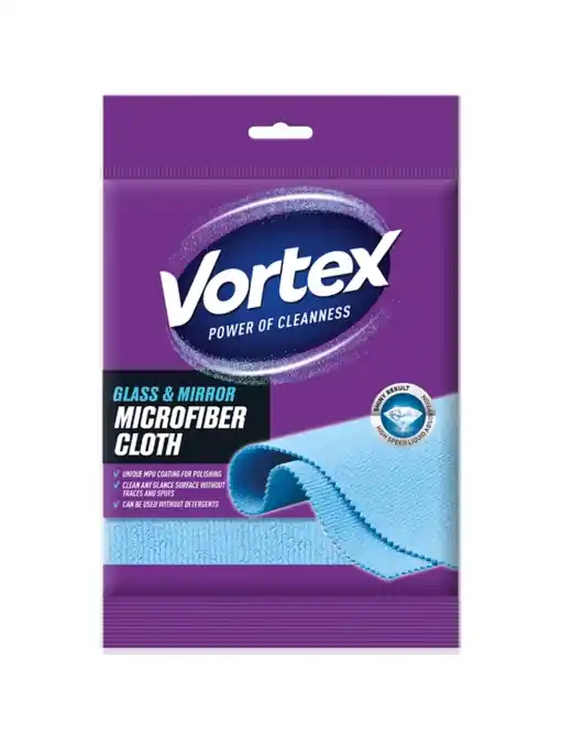 VORTEX Laveta din microfibra pentru sticla si oglinzi Preferatul clienților
