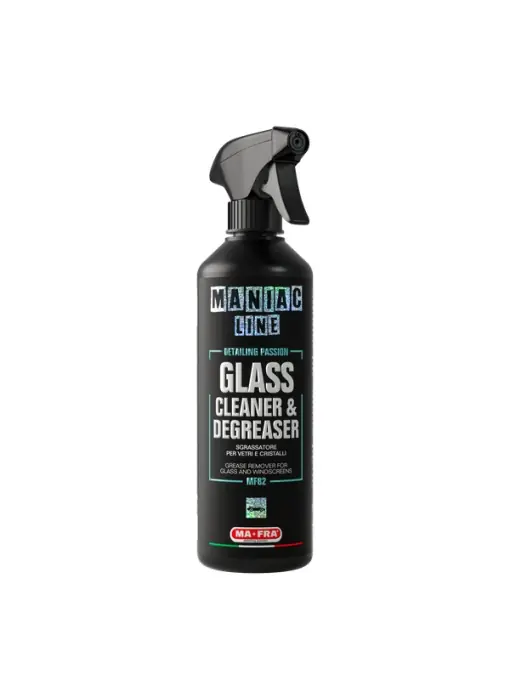 Solutie curatare si degresare geamuri MANIAC GLASS CLEANER AND DEGREASER 500 ML Ofertă exclusivă