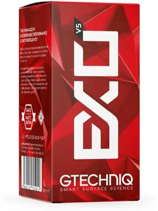 Plată securizată Coating ceramic cu efect hidrofob durabil Gtechniq EXOv5, 50ml