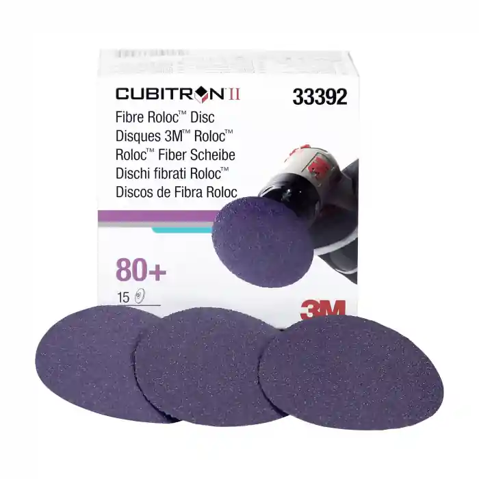 Cumpără online Disc abraziv roloc, 3M™ Cubitron™ II Roloc™ Fibre Disc 786C, duritate 36+ / P60+ / 80+, diametru 75 mm