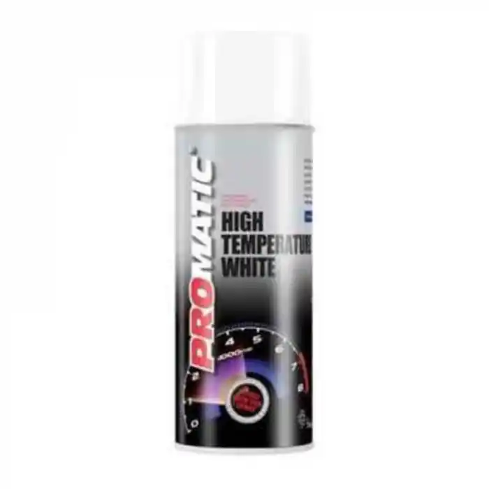 Transport gratuit Spray vopsea, ProMatic HTW400, culoare alb, rezistenta la 800 °C, gramaj 400 ml