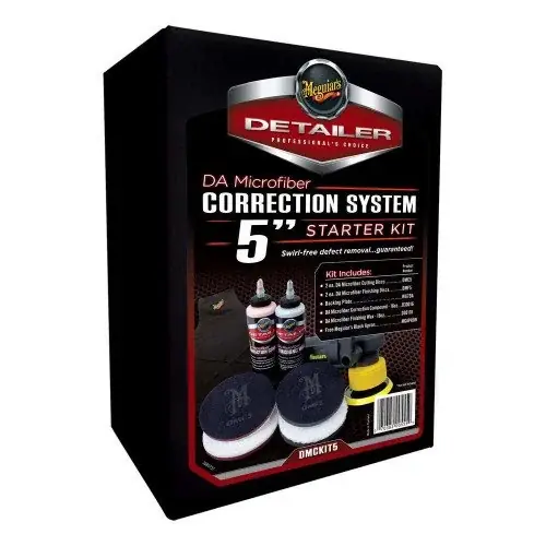 Kit pentru polish, Meguiar's DMCKIT5 DA Microfiber Correction System 5", diametru 140 mm Preț redus