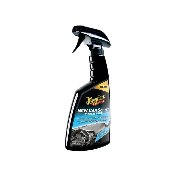 Ieftin Solutie protectie, Meguiar's New Car Scent Protectant, dressing pentru plastic, gramaj 473 ml