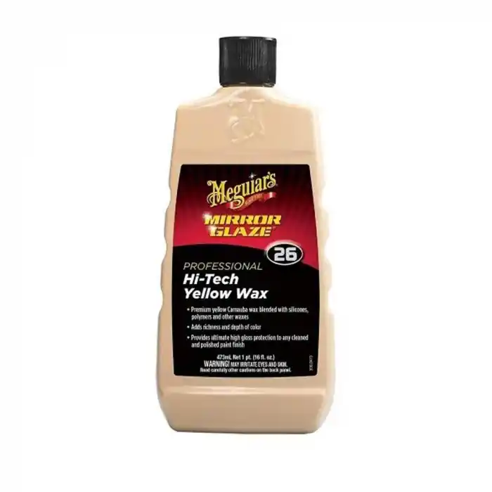 Nu rata Ceara auto, Meguiar's Mirror Glaze Hi-Tech Yellow Wax, gramaj 473 ml