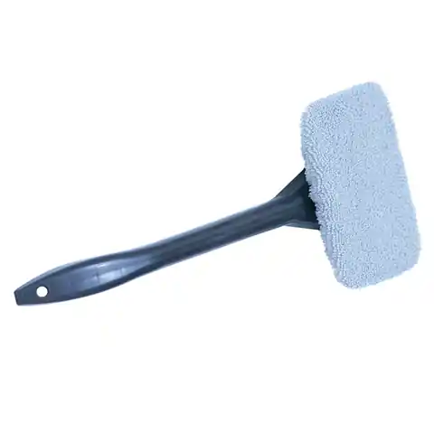 Perie curatare, Petex 432800, pentru geamuri, din microfibra, lungime maner 34 cm Preț promoțional