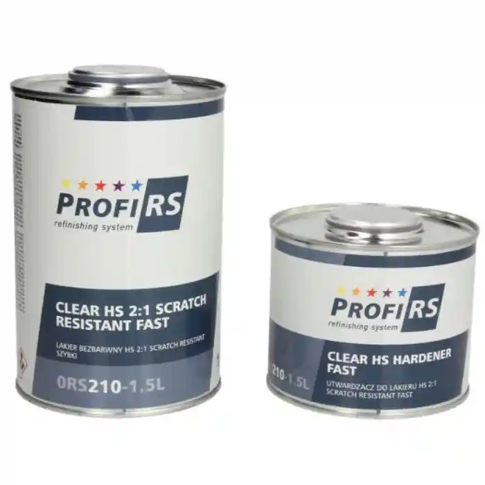 Premium Pachet lac auto, ProfiRS 0RS20X, HS 2:1, gramaj 1 / 5 litri lac + 0.5 / 2.5 litri intaritor