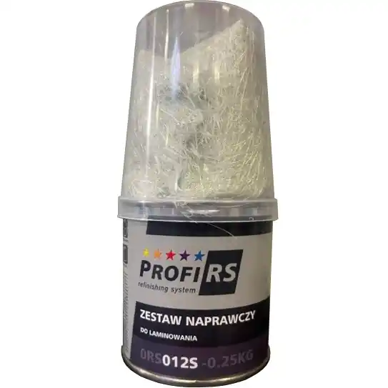 Plată securizată Set reparatie firba de sticla cu rasina, ProfiRS 0RS012S, contine intaritor, gramaj 0.25 kg