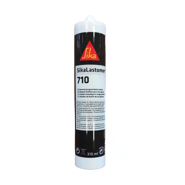 Sigilant butilic, Sika Lastomer® 710, adeziv monocomponent negru, gramaj 300 ml Livrare gratuită