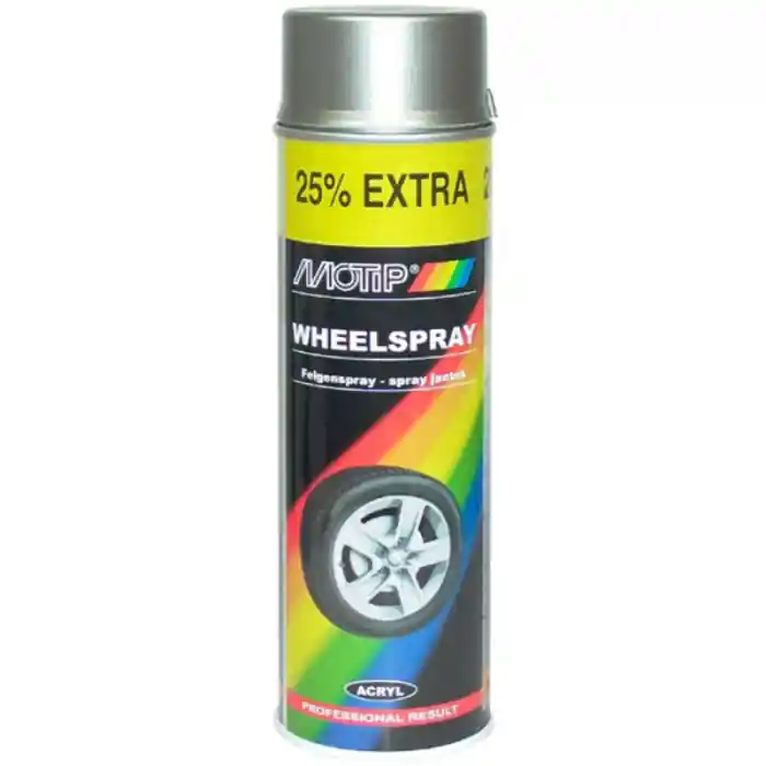 Livrare gratuită Spray vopsea pentru jante, Motip 00400X, culoare la alegere, gramaj 500 ml