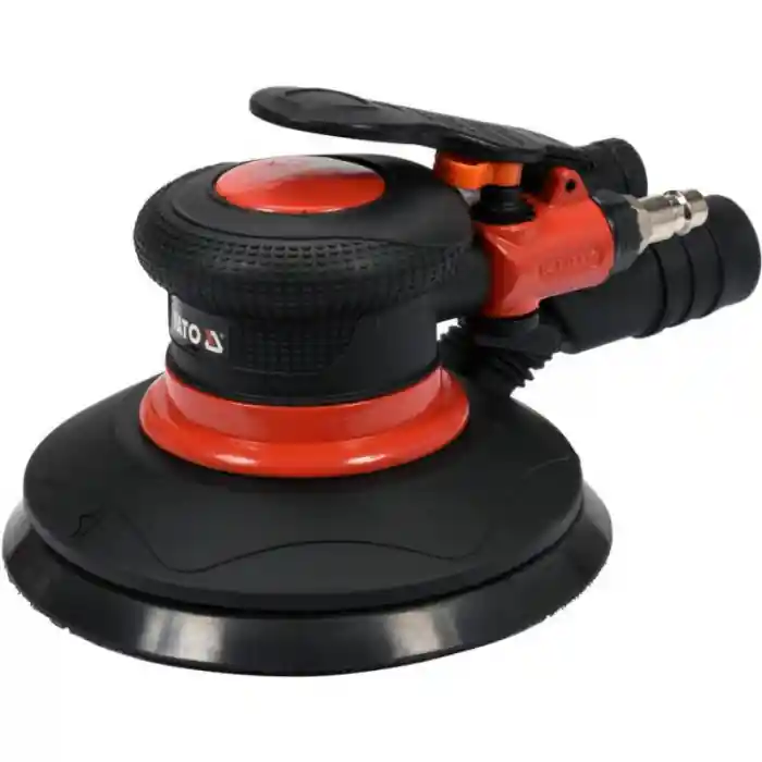 Plată sigură Masina de slefuit pneumatica, Yato YT-09739, orbitare 2.5 mm, diametru 150 mm