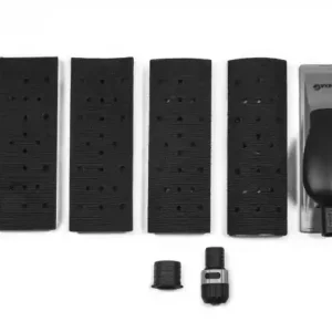 Reducere de preț Bloc de slefuit manual, Finixa SAB 35, velcro cu aspirare, maner ergonomic, 4 adaptoare forme diferite, dimensiune 70mm x 198mm