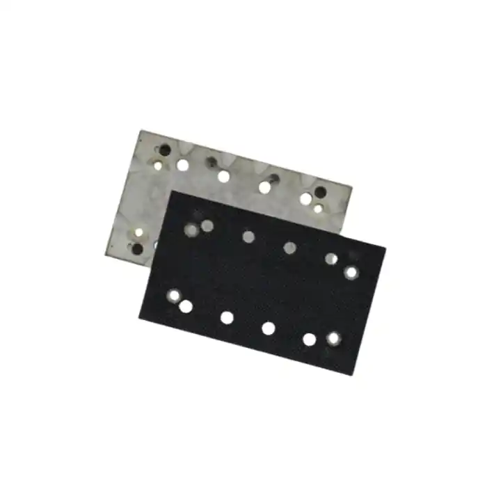 Lichidare de stoc Talpa velcro, Rupes 986.003, cu gauri, pentru masina de slefuit LE21, dimensiune 80 x 130 mm
